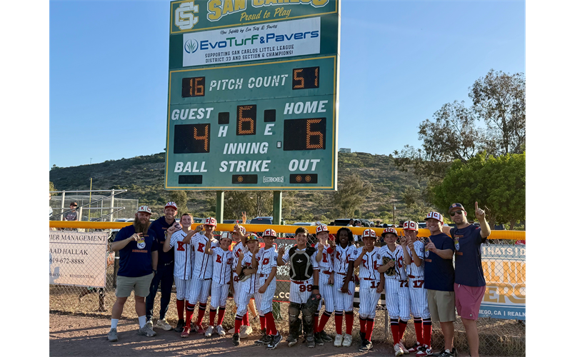 2026 SCLL Majors Champions Monarchs